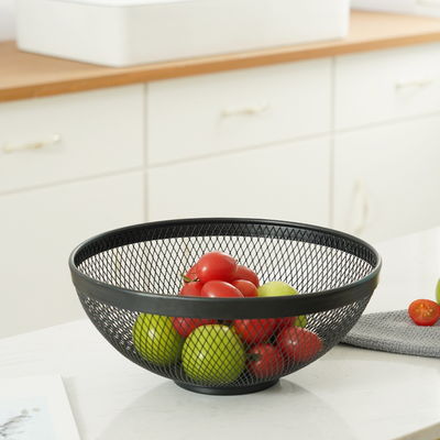 25cm Diameter Steel Fruit Basket