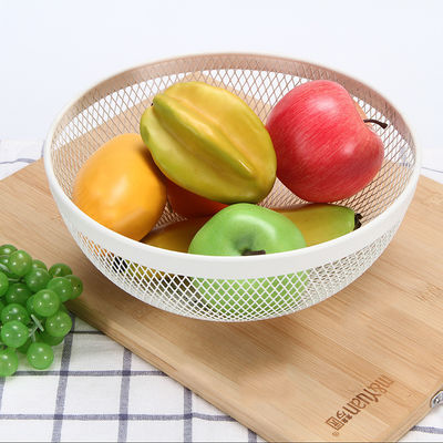 25cm Diameter Steel Fruit Basket